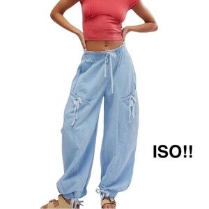 ISO: FREE PEOPLE OUTTA SIGHT PARACHUTE PANTS!!!!